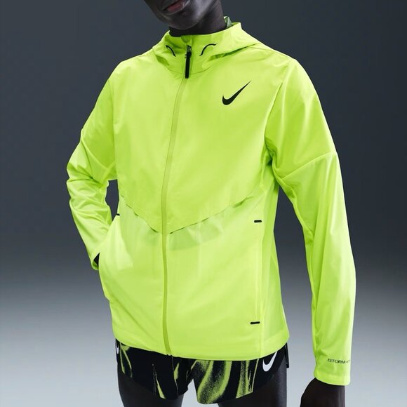 NEW $275 Nike AeroSwift Storm-FIT Aerogami Jacket Volt Black FZ9039 702 Men Sz L